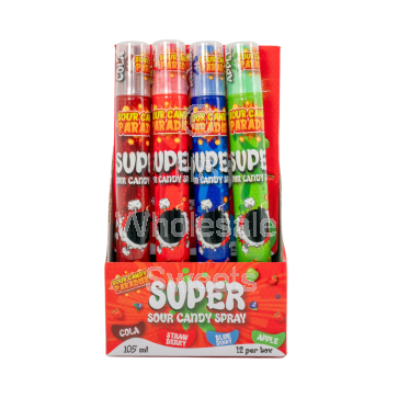 Candy Paradise Super Sour Candy Spray 12x105ml