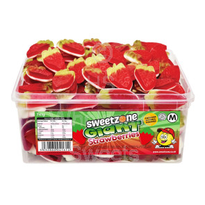 Sweetzone Giant Strawberries Tub 741g