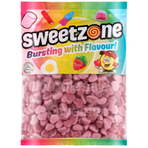 Sweetzone Mini Fizzy Strawberry Hearts 1kg