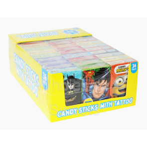 Bip License Mix Candy Sticks x 36